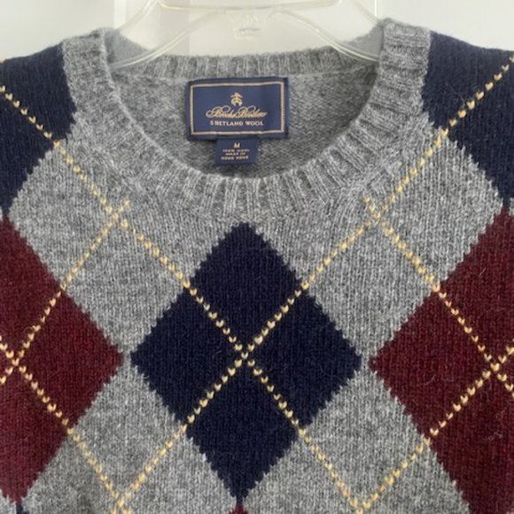 Brooks Brothers Shetland Wool Argyle 